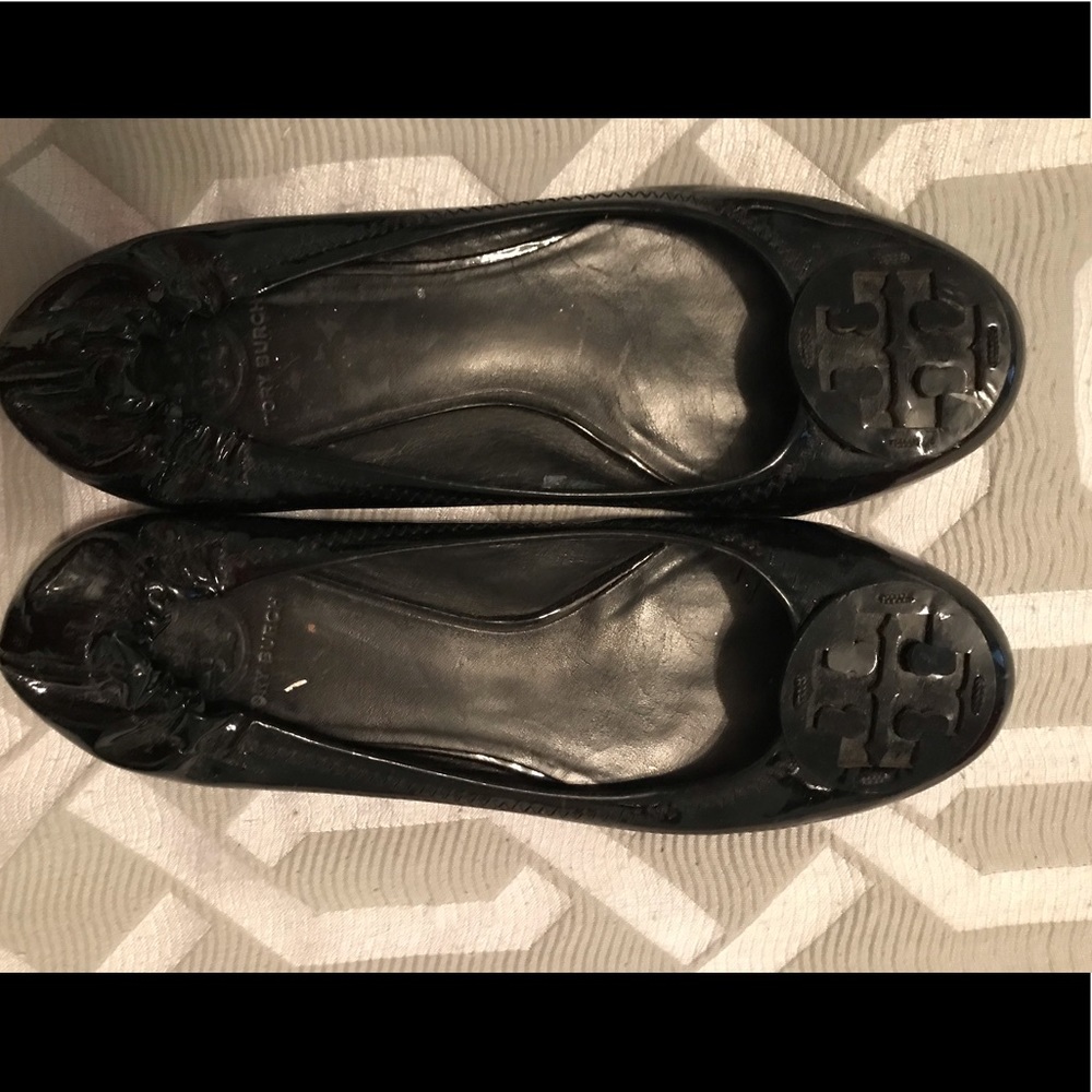 Tory Burch Reva Flats - Patent Leather